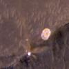 PIA24336: Close-Up of Perseverance Parachute on the Martian Surface
