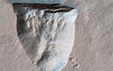 PIA24611: An Icy Scarp in the Southern Mid-latitudes