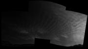 PIA24645: Curiosity Navigation Cameras Spot Twilight Clouds on Sol 3075