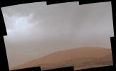 PIA24661: Curiosity GIF Shows Drifting Clouds Over Mars' Mount Sharp