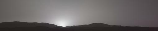 PIA24935: Mastcam-Z's First Martian Sunset