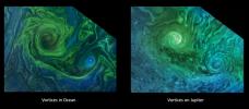 PIA25037: Vortices on Jupiter and Earth