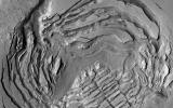 PIA25089: A Mysterious Fractured Depression on Mars