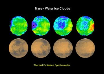 PIA01019: Mars - Water Ice Clouds