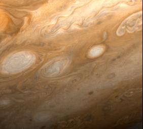 PIA01513: Jupiter - Southeast of Great Red Spot