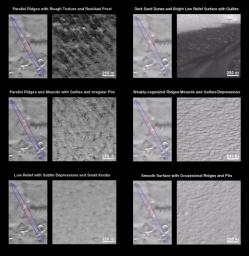 PIA02346: Mars Polar Lander Landing Zone Compared With JPL