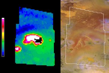 PIA03602: A New Hot Spot on Northern Io