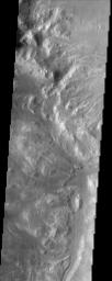 PIA03771: Holden Crater/Uzboi Valles