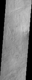 PIA04004: Small volcanic crater near Pavonis Mons (Released 14 November 2002