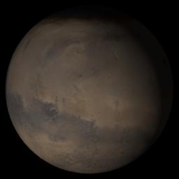 PIA04165: Mars at Ls 269°: Elysium/Mare Cimmerium