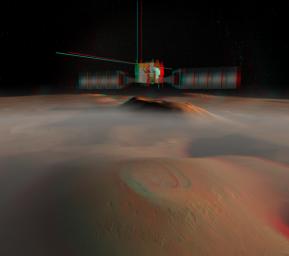 PIA04803: Mars Express, 3-D Artist's Concept