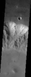 PIA04814: Layers, Landslides, and Sand Dunes