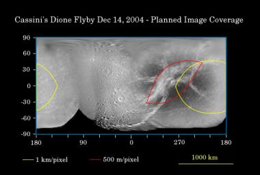 PIA06150: First Flyby of Dione