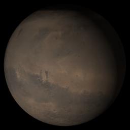 PIA06408: Mars at Ls 288°: Elysium/Mare Cimmerium