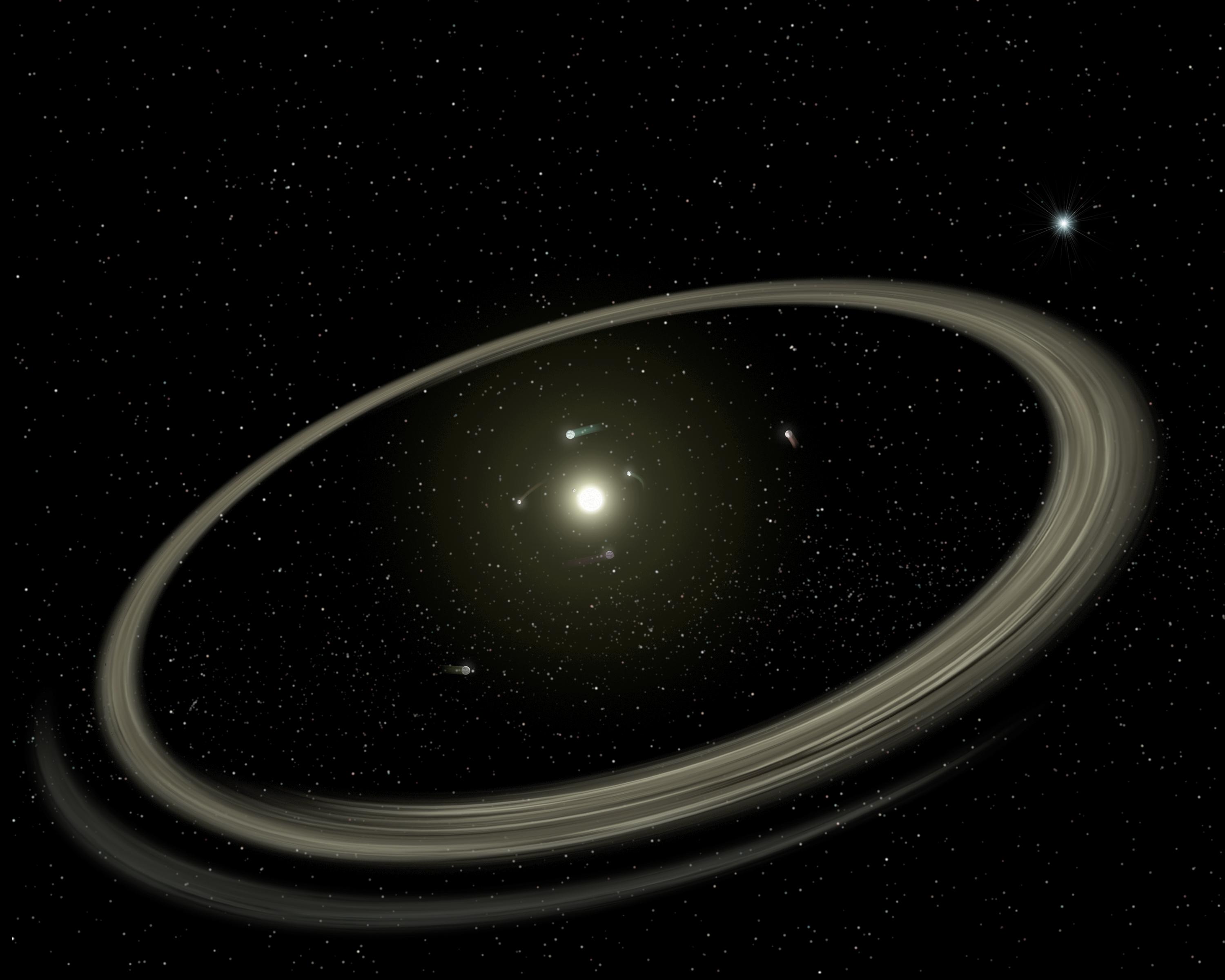 PIA06939: The Rocky World of Young Planetary Systems (Artist Concept)