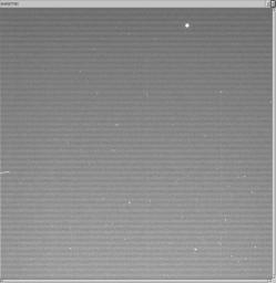 PIA06998: Cassini Snaps Image of ESA's Huygens Probe