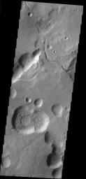 PIA07174: Cydonia Craters