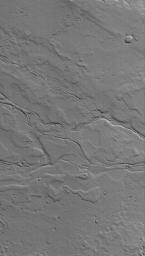 PIA08433: Ancient Tharsis Flows