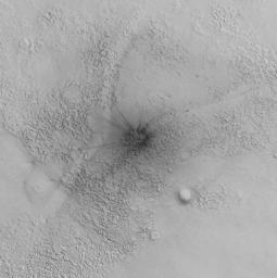 PIA09021: Procedure for Finding New Impact Sites on Mars Using the Mars Global Surveyor Mars Orbiter Camera