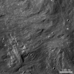 PIA12932: Impact Melt Flows on Giordano Bruno