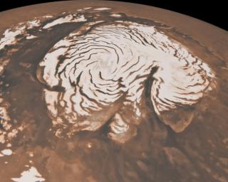 PIA13163: Northern Ice Cap of Mars