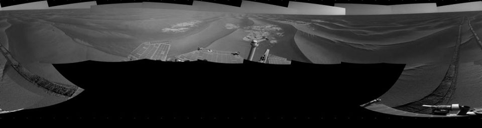 PIA13222: Opportunity's Surroundings After Sol 2220 Drive