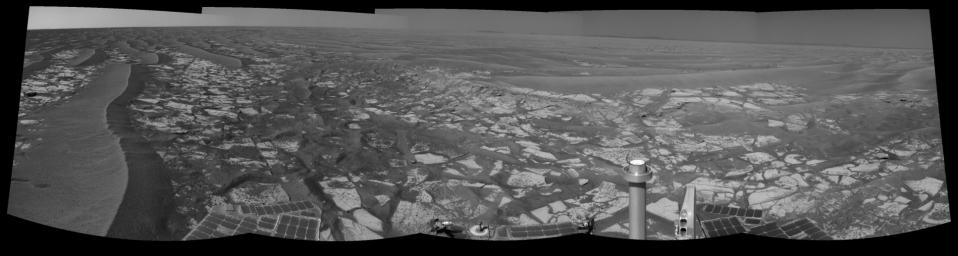 PIA13372: 'Cambridge Bay' Outcrop Examined by Opportunity
