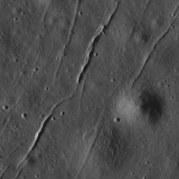 PIA13509: Fractures in the mare of Tsiolkovskiy Crater