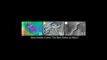PIA14300: Eberswalde Crater, a Finalist Not Selected as Landing Site for Curiosity
