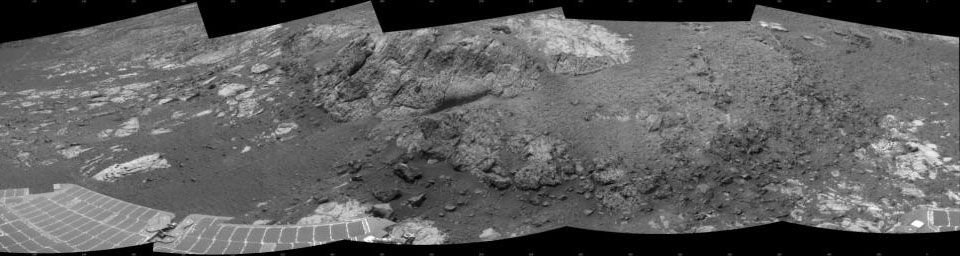 PIA16560: Opportunity at 'Copper Cliff,' Sol 3153