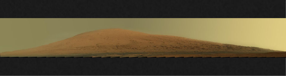 PIA16769: Mount Sharp Panorama in Raw Colors
