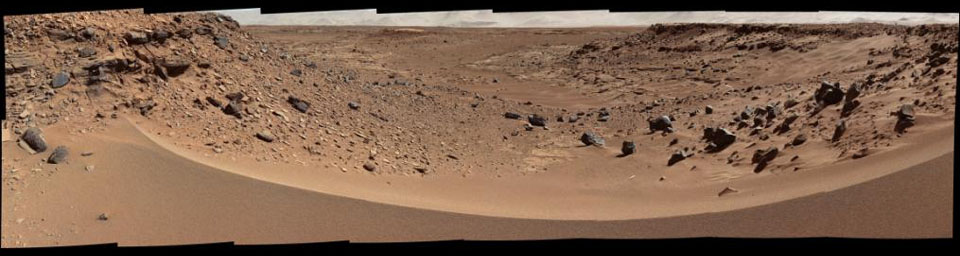 PIA17931: Martian Valley May Be Curiosity's Route
