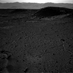 PIA18077: Bright Spot Toward Sun in Image from NASA's Curiosity Mars Rover