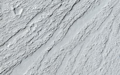 PIA18121: Chevrons on a Flow Surface in Marte Vallis