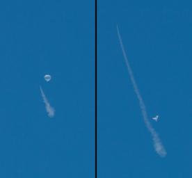 PIA18466: A Balloon's Job Well Done: LDSD in Flight