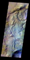 PIA18981: Proctor Crater - False Color