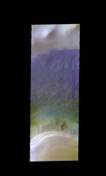PIA20108: Southern Dunes - False Color