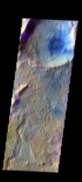 PIA21175: Dulovo Crater - False Color