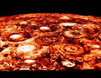 PIA22337: Jupiter's Southern Exposure in Infrared