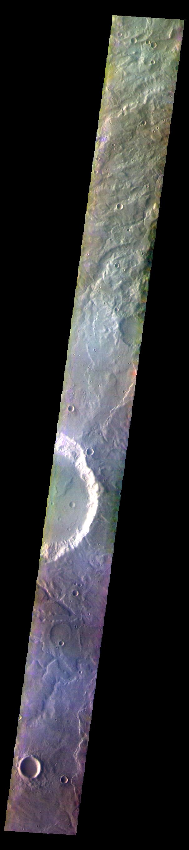 PIA22676: Terra Cimmeria - False Color