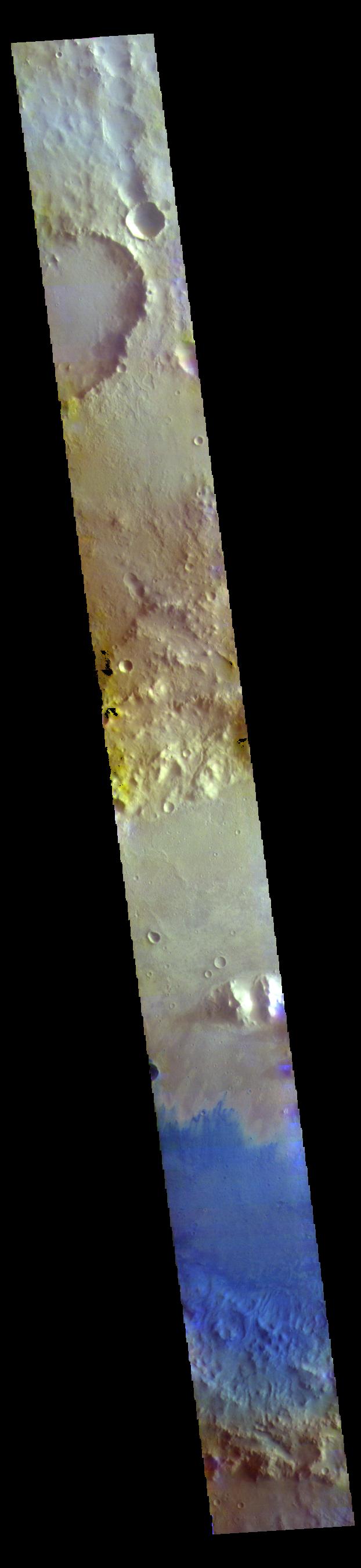 PIA23040: Marth Crater - False Color