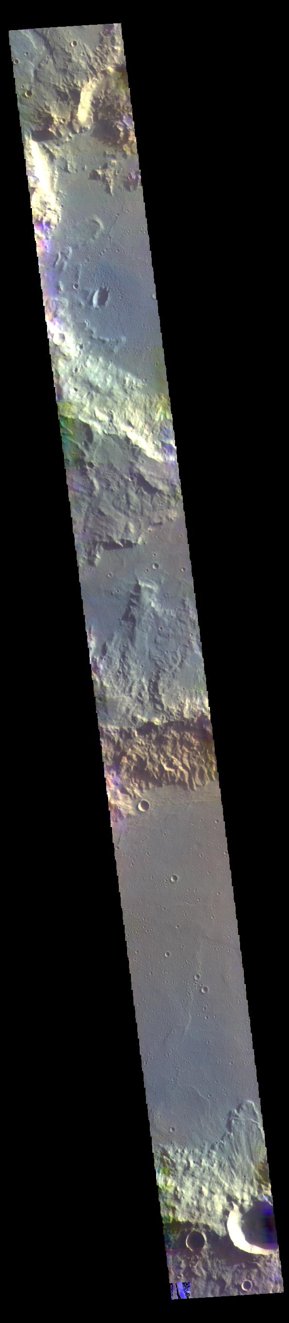 PIA23216: Terra Cimmeria - False Color