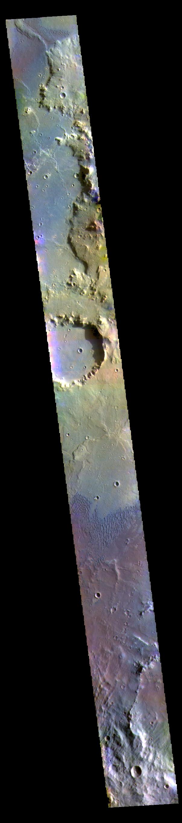 PIA23253: Herschel Crater - False Color