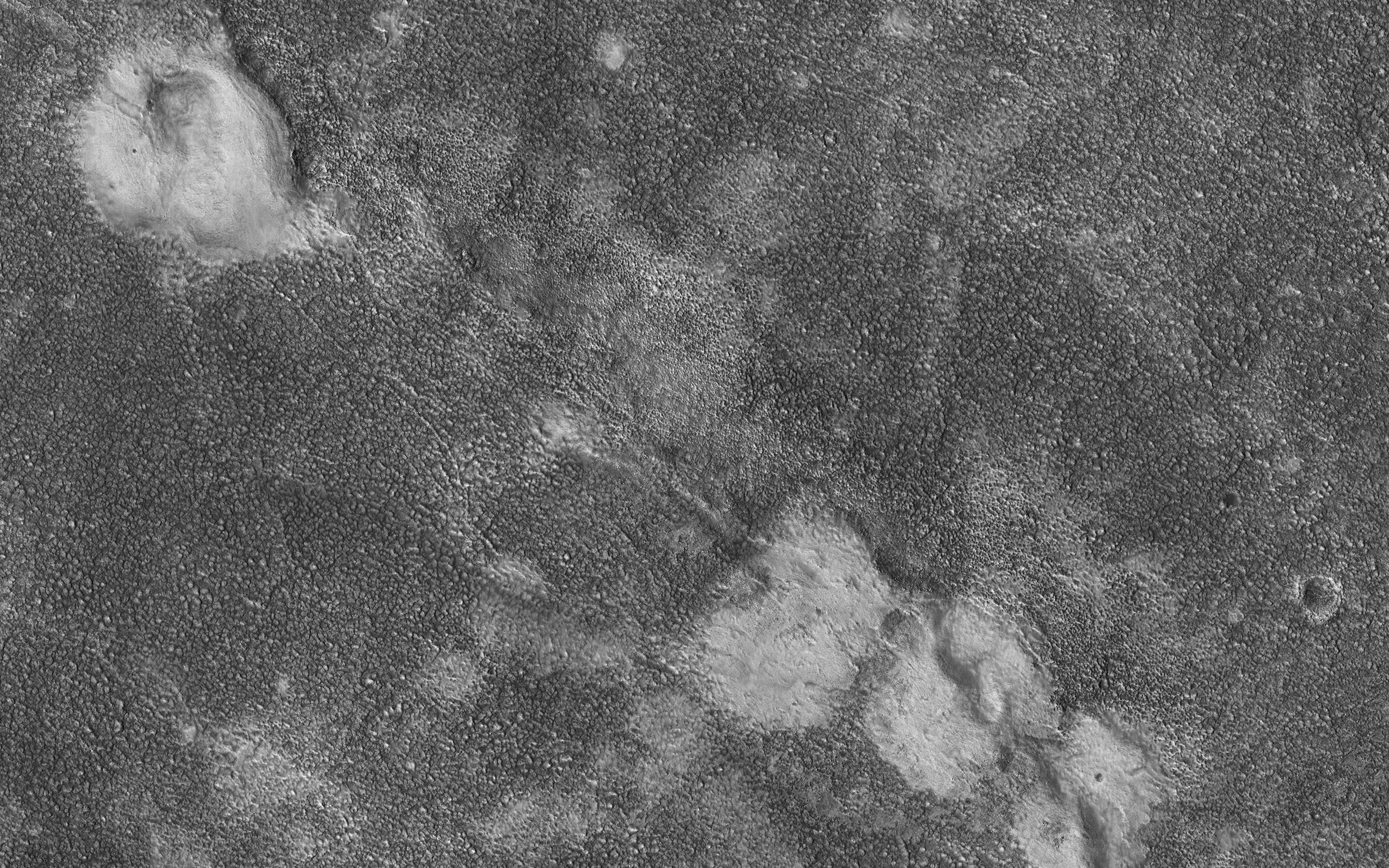 PIA23672: Mounds Cut by a Fissure
