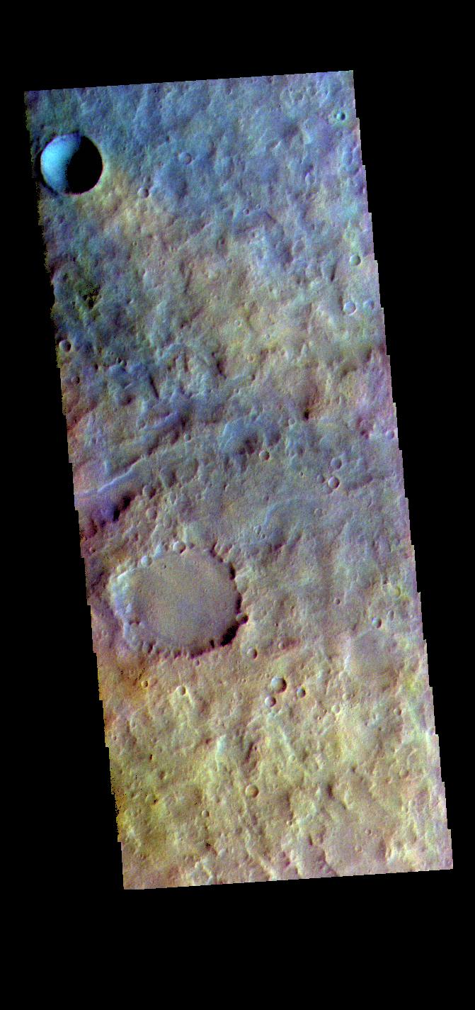 PIA24557: Terra Cimmeria - False Color