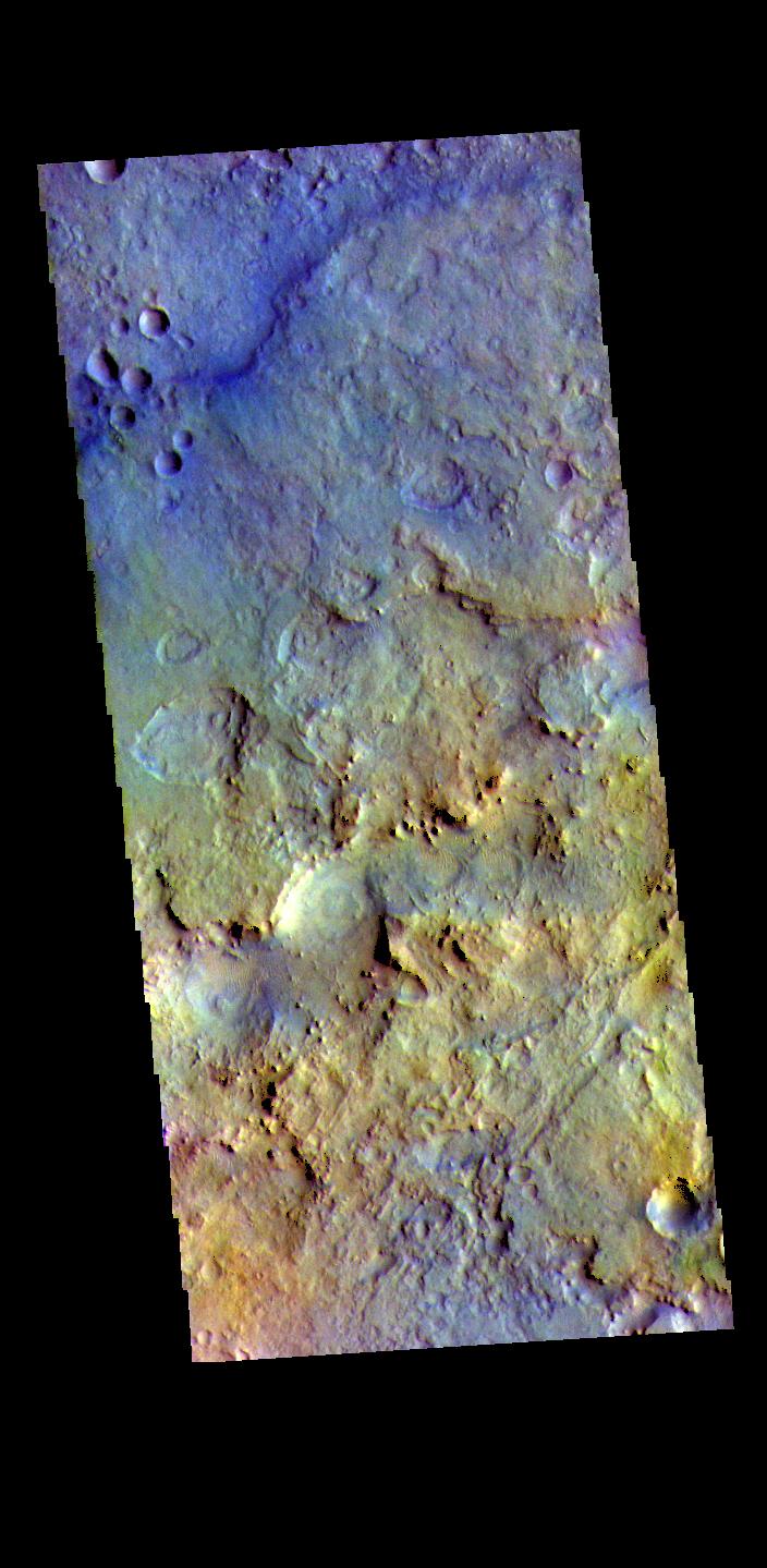 PIA24652: Terra Sabaea - False Color