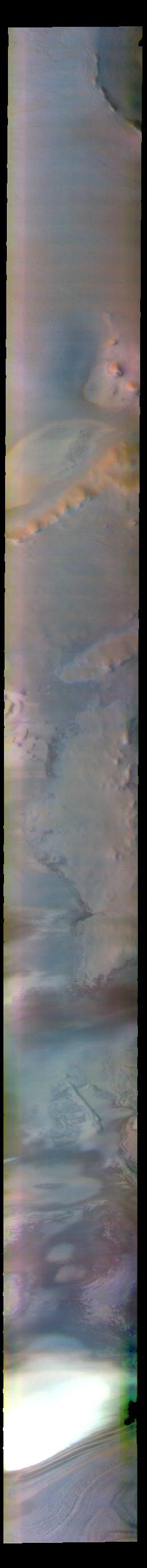 PIA25051: Argentea Planum - False Color