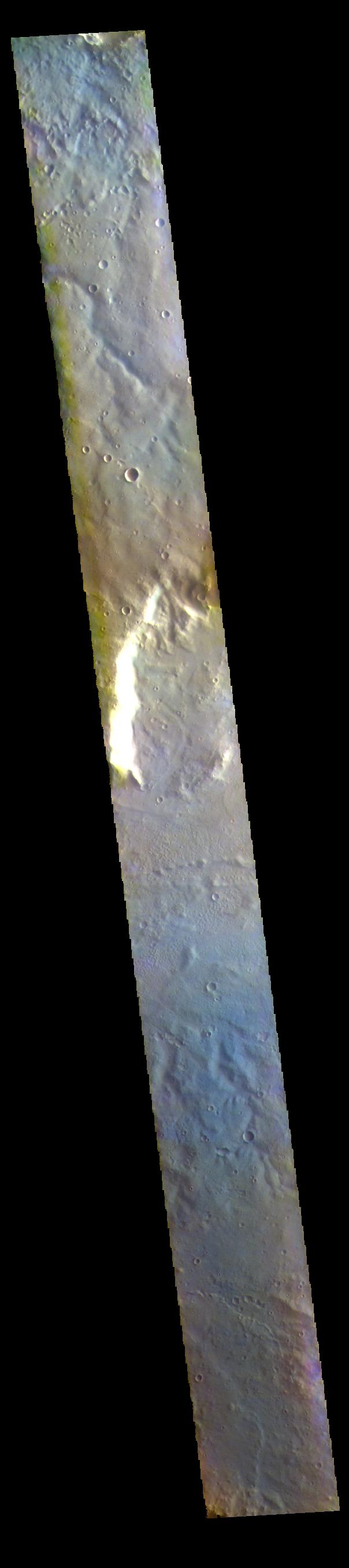 PIA25101: Huygens Crater - False Color