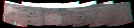 PIA12143: Spirit's View from "Troy" (Stereo)