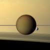 PIA14910: Titan and Dione
